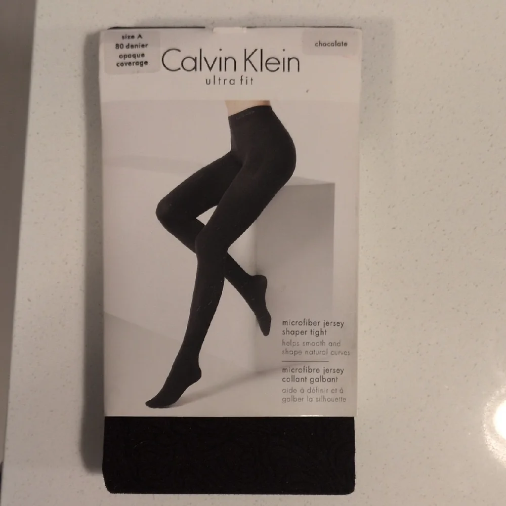 Chocolate Patterned Tights Size A 80 Denier Opaque - Picture 1 of 5